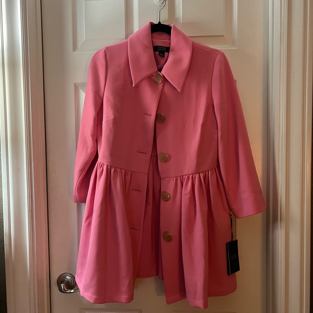 Halogen Bubblegum Pink Peacoat NWT